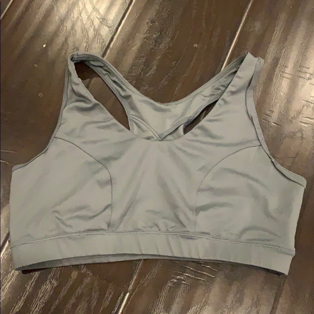 Tek Gear gray sports bra